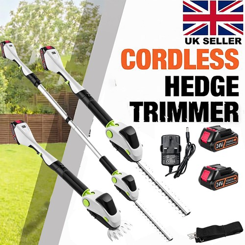 Cordless hedge trimmer - cordless, long