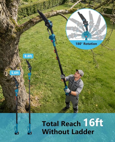 4in1 telescopic hedge trimmer - 4in1,