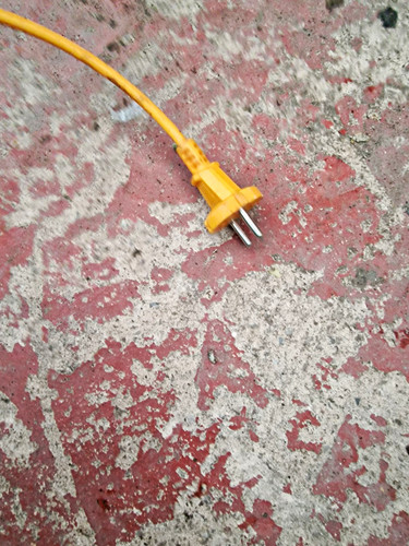 Corded electric hedge trimmer - hedge,