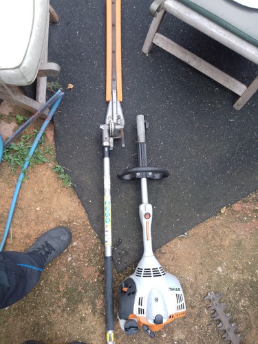 Stihl km56 long reach hedge - long,